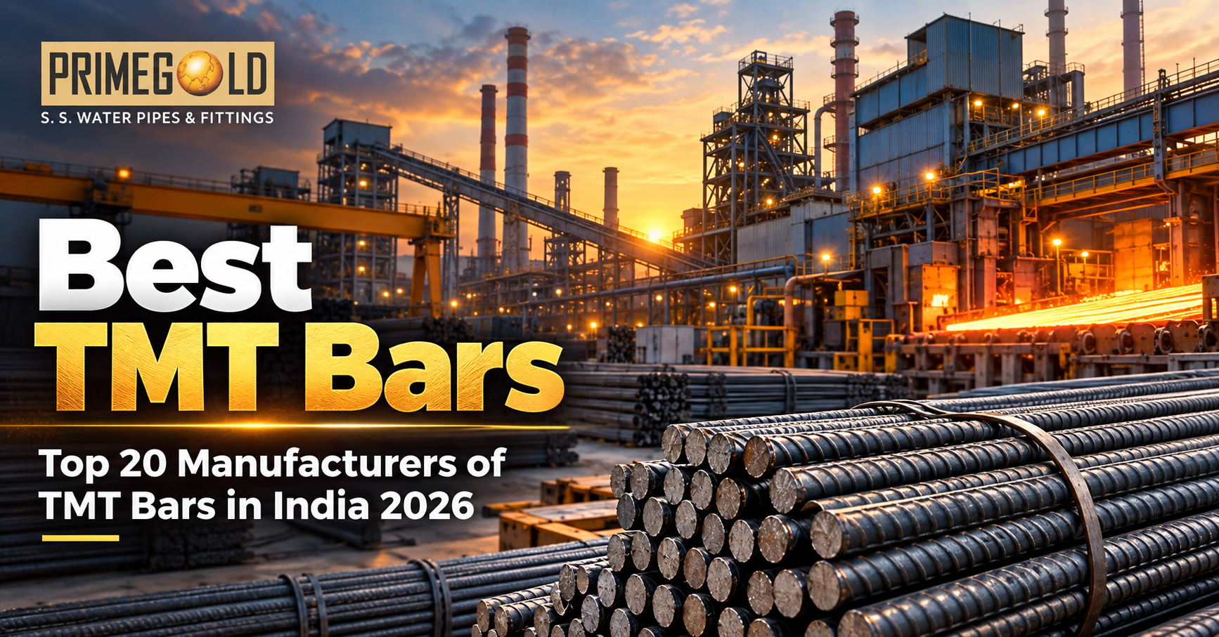 Best TMT Bars Top 20 Manufacturers of TMT Bars in India 2026
