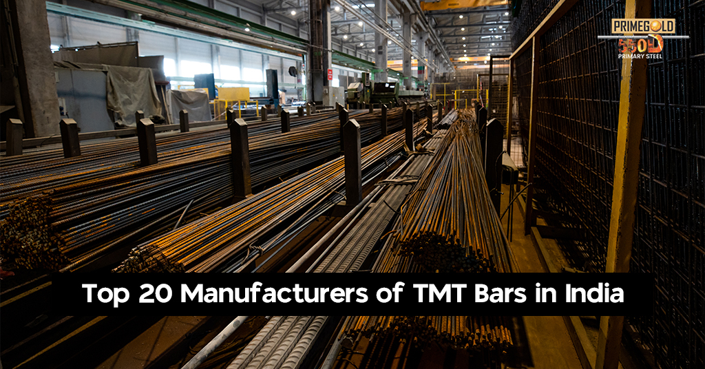 Top 20 Manufacturers of TMT Bars in India