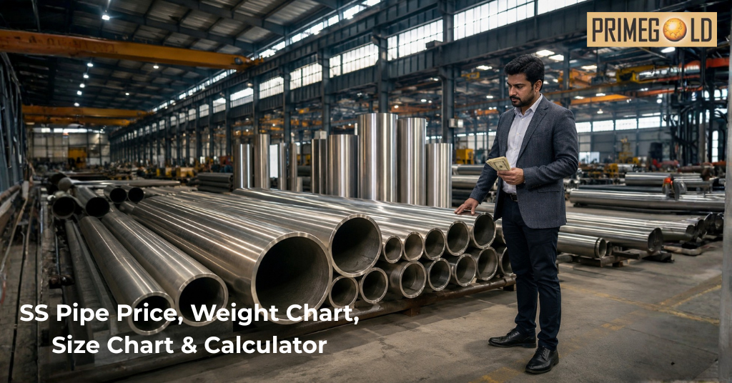 SS Pipe Price, Weight Chart, Size Chart & Calculator
