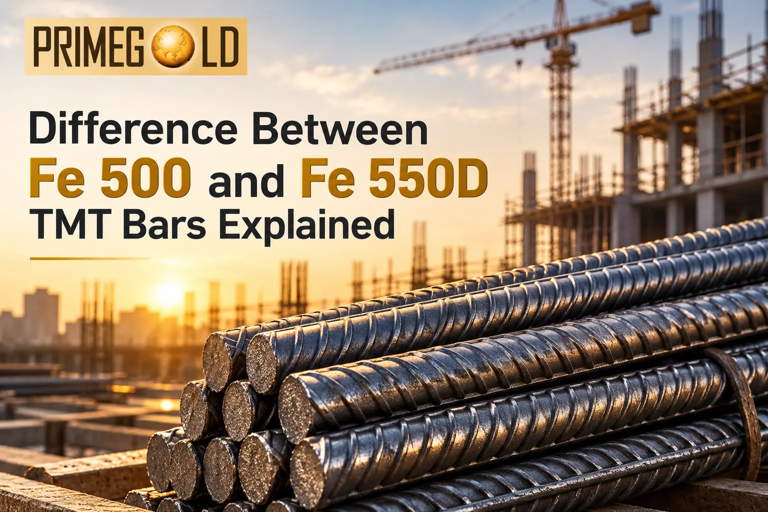 Fe 500 vs Fe 550D TMT Bars Explained